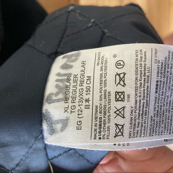 Pea Coat Navy - Picture 3 of 3